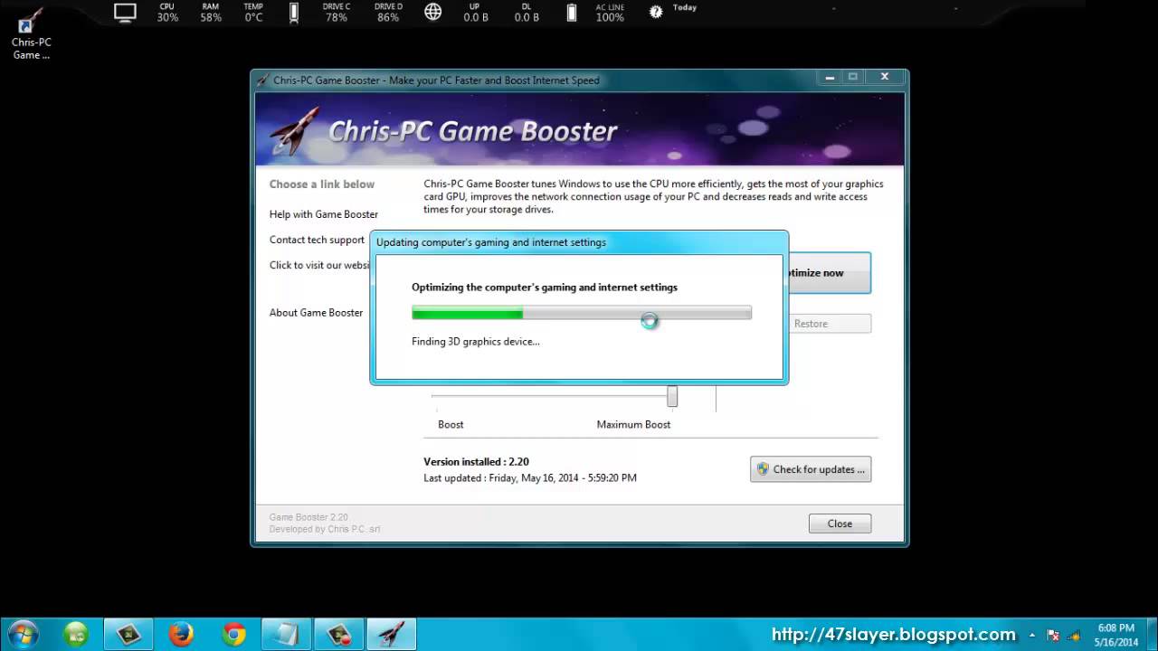 CHRIS PC GAME BOOSTER APP 2023